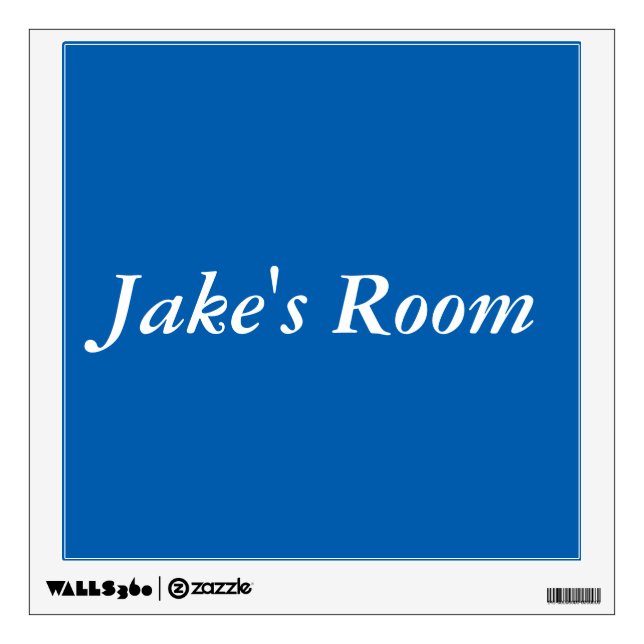 Personalize your Wall Decal - HAMbyWhiteGlove (Front)