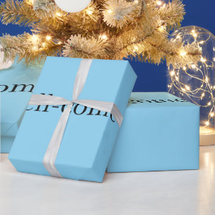 Personalized29 in x 60 ft Wrapping Paper, Matte Paper
