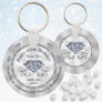 Personalized 100th Birthday Party Favors, STUNNING Keychain