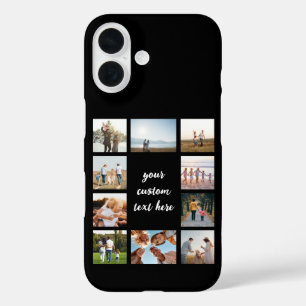 Personalized 10 Photo Collage iPhone 16 Case