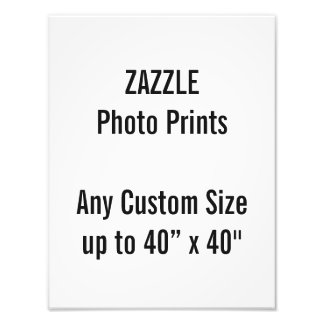Personalized 10” x 13" Photo Print, or custom size
