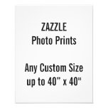 Personalized 10” X 14&quot; Photo Print, Or Custom Size at Zazzle