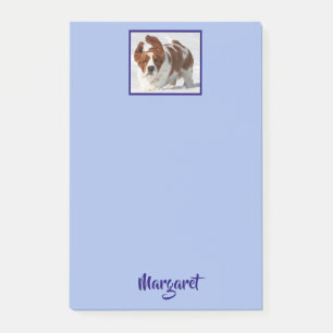 Personalized 10" x 6" Post-it® Notes w/Basset