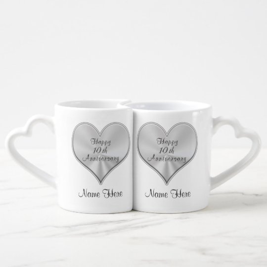 Personalized 10th Wedding Anniversary Gifts MUGS Zazzle