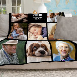 Personalized 11 Photo Collage Fleece Blanket<br><div class="desc">It's time to give your loved ones something extra special, something that's truly unique and that they'll never forget. Show them how much you care with the Personalized Gift Fleecy Blanket. This blanket is perfect for snuggling up on those long winter nights, or simply to display in any room of...</div>