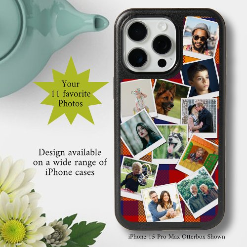 Personalized 11 Photo Collage iPhone 15 Pro Max Case