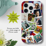 Personalized 11 Photo Collage Slim iPhone 15 Pro Case<br><div class="desc">Custom photo iPhone 15 Pro case with 11 of your favourite pictures. The photo template is set up to display your photos in a square instagram style format. The design will fit many other iPhone model cases but may need tweaking. If you choose a different model check the design still...</div>