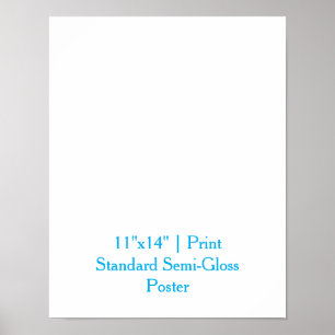 Personalized 11"x14" Standard Semi-Gloss Poster