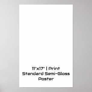 Personalized 11"x17" Standard Semi-Gloss Poster
