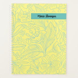 Personalized 12 Month Floral Planner