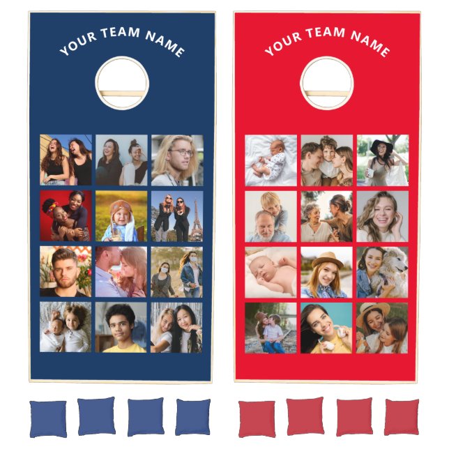 Personalized 12 Photo Cornhole Set (Set)