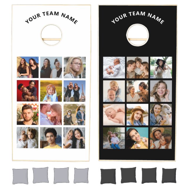 Personalized 12 Photo Cornhole Set (Set)