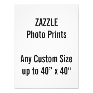 Personalized 12” x 16" Photo Print, or custom size