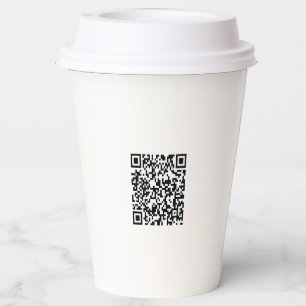 Personalized 12oz Paper Cup with Lid for Events