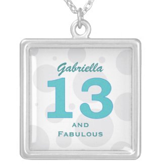 Personalized 13th Birthday Necklace necklace