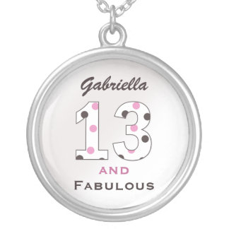 Personalized 13th Birthday Necklace