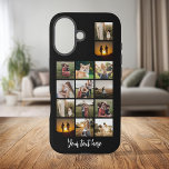 Personalized 14 Photo Collage iPhone 16 Case<br><div class="desc">Create your own personalized photo collage iPhone case. Simply add your favorite 14 photos for a custom photo iPhone case.</div>