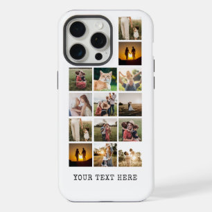Personalized 14 Photo Collage iPhone 15 Pro Max Case