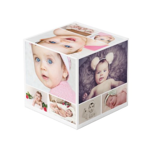 Personalized 15 Photo Template Cube