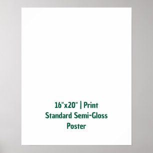 Personalized 16"x20" Standard Semi-Gloss Poster