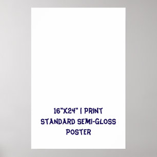 Personalized 16"x24" Standard Semi-Gloss Poster