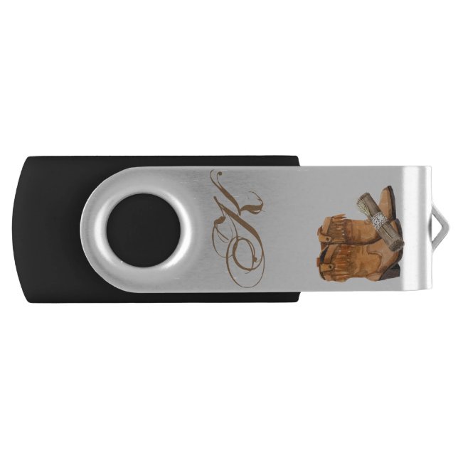 Personalized 16Gig Thumb Drive Summer Country Wedd (Front)
