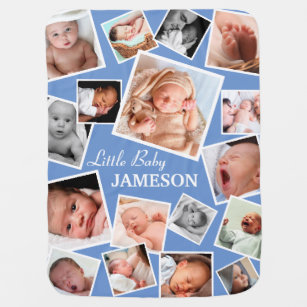 collage baby blanket