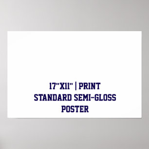 Personalized 17"x11" Standard Semi-Gloss Poster