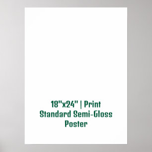 Personalized 18"x24" Standard Semi-Gloss Poster
