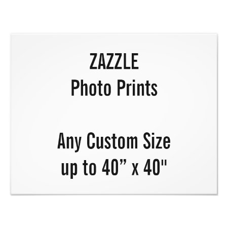 Personalized 18” X 14" Photo Print, Or Custom Size