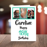 Personalized 18th happy birthday photo collage card<br><div class="desc">Put a smile on a face with this personalized 18th birthday photo collage card. - Simply click to personalize this design 🔥 My promises - This design is unique and is designed with you in mind 🙏 Thank you for supporting my small business - If you would like a bespoke...</div>