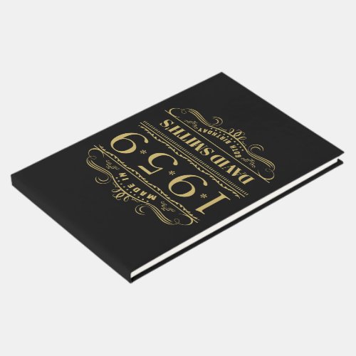 Personalized 1959 60th Birthday Guest Book