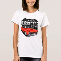 Personalized 1966 GTO Classic Car Garage T Shirt Zazzle