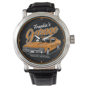 Personalized 1968 396 Classic Muscle Car Garage Watch