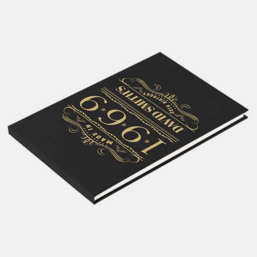 Personalized 1969 50th Birthday Guest Book