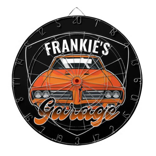 Personalized 1969 Ram Air 400 Muscle Car Garage  Dart Board