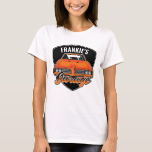 Personalized 1969 Ram Air 400 Muscle Car Garage T-Shirt