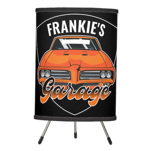 Personalized 1969 Ram Air 400 Muscle Car Garage  Tripod Lamp