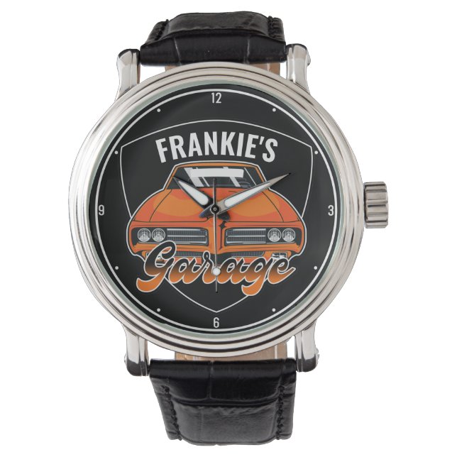 Personalized 1969 Ram Air 400 Muscle Car Garage  Watch (Front)