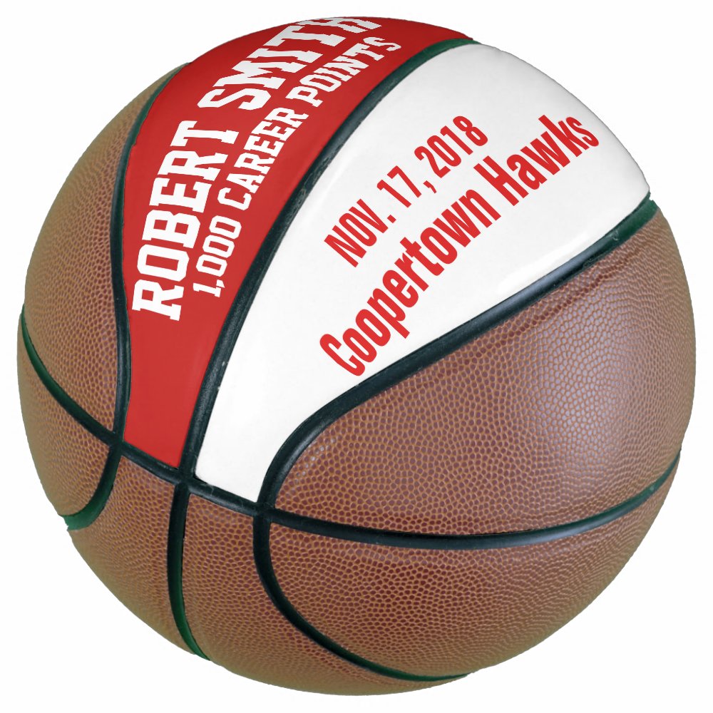 Disover Personalized 1,000 Point Basketball, Custom Basketball