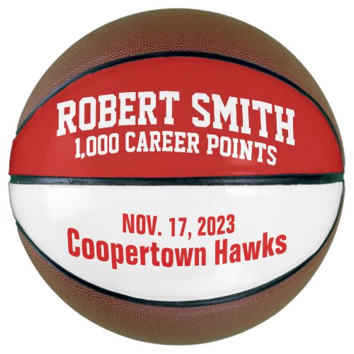 Personalized 1000 Point Basketball