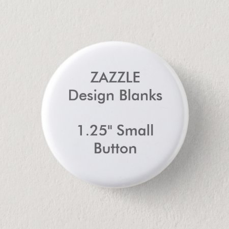 Personalized 1.25" Small Round Button Pin Template