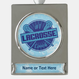 Personalized #1 Lacrosse Coach Christmas Ornament