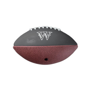 Personalized 1 Panel Football with Monogram Design