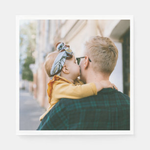 Personalized 1 Photo Paper Napkin