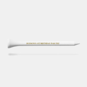 Personalized 1ST BIRTHDAY Golf Tees