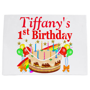 PERSONALIZED 1ST BIRTHDAY PARTY GIFT BAG
