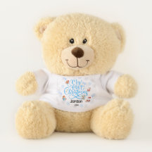 Personalized 1st Christmas Teddy for Boys