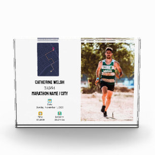 Personalized 1st Half Marathon Finisher Acrylic Award