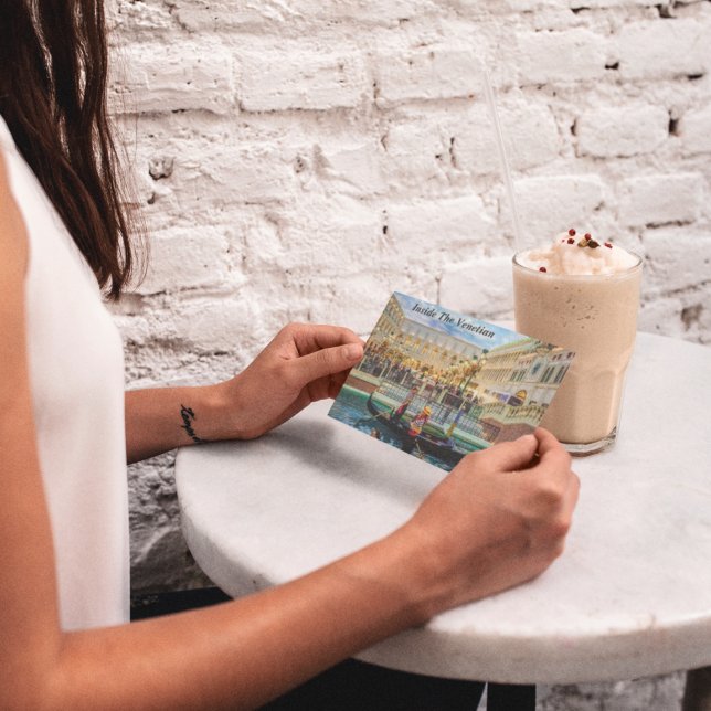 Personalized 2011 Las Vegas Venetian Hotel Postcard (Creator Uploaded)